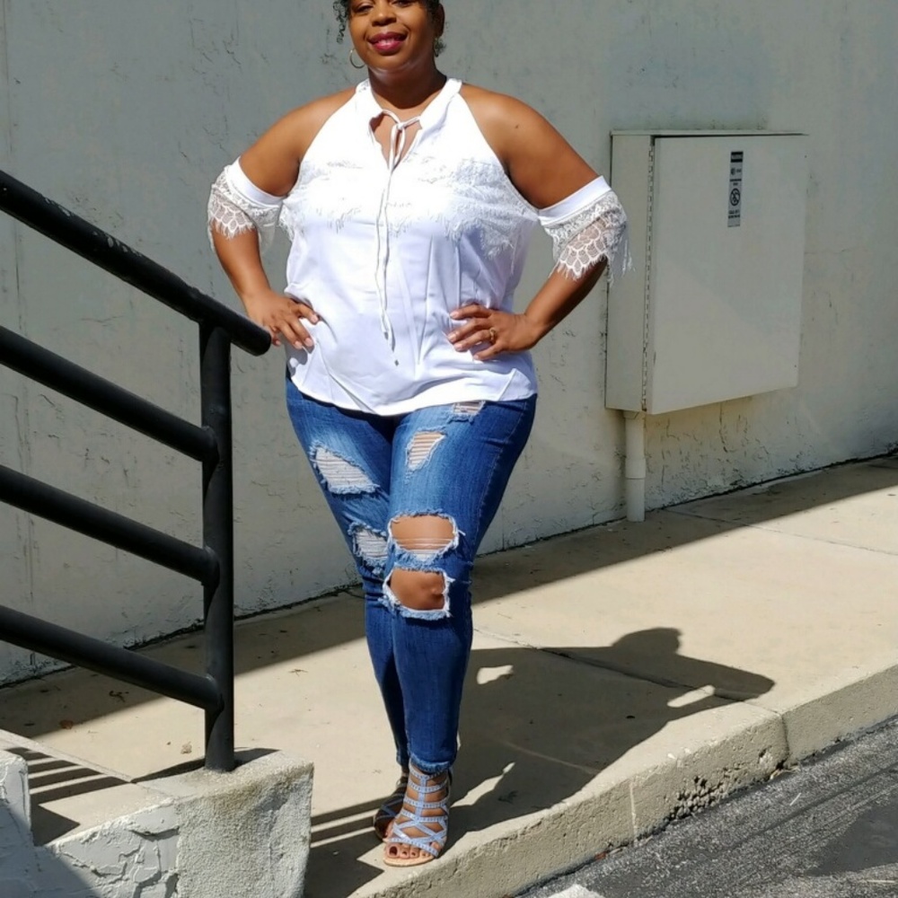 Ripped  Skinny Jeans
